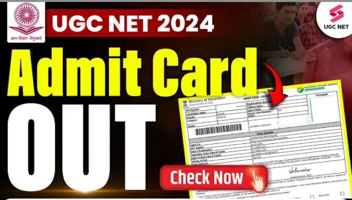 ugc net admit card download 2024